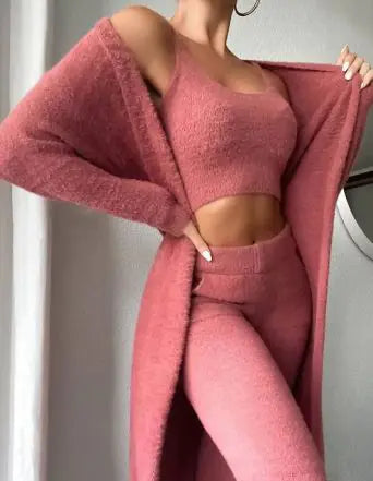 Auraline 3-Piece Cozy Loungewear Set