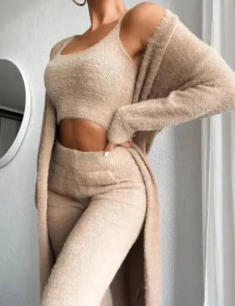 Auraline 3-Piece Cozy Loungewear Set